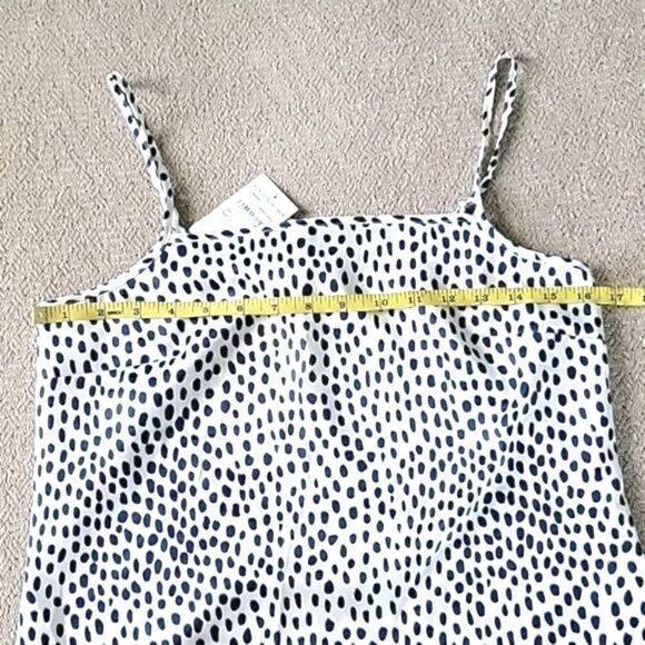 J Crew Navy Blue and Ivory Camisole Tank Size XS - Picture 8 of 13